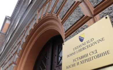 Ustavni sud BiH se proglasio nenadležnim za ocjenu ustavnosti Vlade Republike Srpske