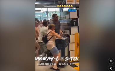 Haos u Francuskoj: Kupci se tuku za ventilatore, Parižani na prozorima prže jaja