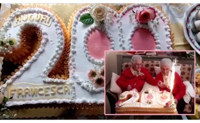 Italijanske sestre bliznakinje Frančeska i Marija Rikardi proslavljaju "200." rođendan (VIDEO)
