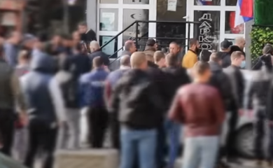 Protestovali Srbi u Sjevernoj Mitrovici
