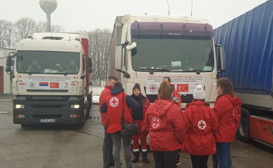 Kamioni sa humanitarnom pomoći iz Srpske krenuli za Tursku