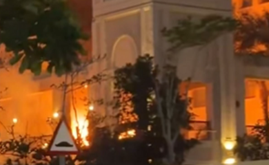 Novi napad na Dubai, gori luksuzan hotel: Snimljen trenutak udara (VIDEO)