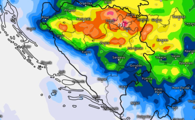 Do polovine naredne sedmice kiša, susnježica i snijeg