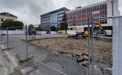 Bageri počeli sa radom: Raskopan Krašov parking u Banjaluci