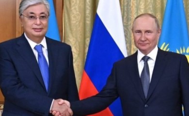 Prva posjeta inostranstvu nakon inauguracije: Tokajev sa Putinom