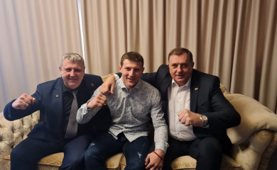 Ugodno druženje: Dodik i Majdov o unapređenju sporta u Srpskoj