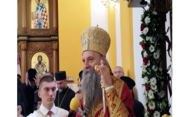 Patrijarh Porfirije u Mrkonjiću: Koliko god neko rušio crkvu ona se diže