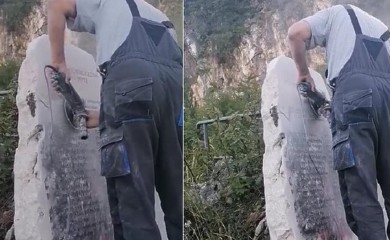 Sanirana šteta nakon vandalskog čina na Kazanima, spomenik morao biti prebrušen