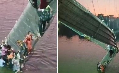 Najmanje 40 poginulih prillikom rušenja visećeg mosta