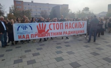 Na protestu ”Stop nasilju nad prosvjetnim radnicima” zatražene oštrije kazne