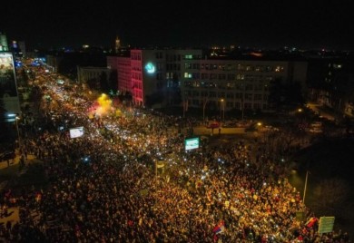 Studenti beogradskih fakulteta stigli u Novi Sad