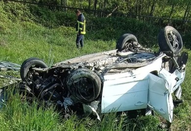 Nezgoda kod Stanara, vozač teško povrijeđen