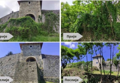 Uklonjena divlja vegetacija: Zasijale zidine Kastela