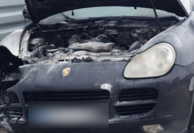 Akcija "Plamen": Poznat vlasnik izgorjelog poršea u Banjaluci, ima uhapšenih