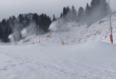 Snježno nevrijeme i na Jahorini (VIDEO)