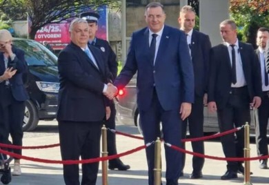 Dodik dočekao Orbana ispred Palate Republike: Sastanci zvaničnika Srpske i Mađarske