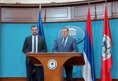 Sastanak Dodika i Konakovića: Usaglasiti Zakon o spoljnim poslovima