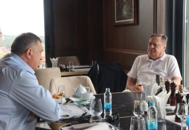 Dodik sa gradonačelnikom Ljubljane: Prijateljstvo se vidi kada je teško, situacija u Evropi nije laka