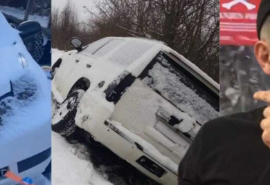 Bagerima ga izvlačili: Pratio navigaciju pa završio u minskom polju (VIDEO)