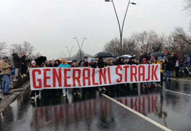 Generalni štrajk u Srbiji