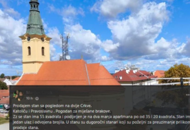 Oglas iz Bjelovara postao hit: “Prodajem stan pogodan za mješovite brakove”