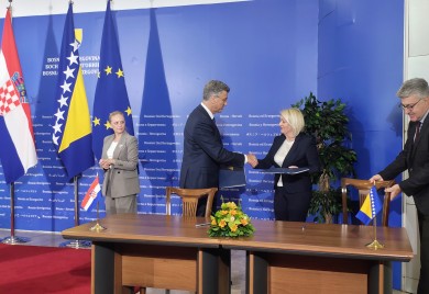 Krišto i Plenković potpisali sporazum o graničnim prelazima, otklonjene nedoumice oko Gradiške