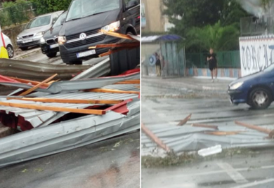 Sirene u Splitu: Poplave na ulicama, velika šteta (VIDEO)