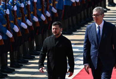 Vučić i Zelenski na plenarnom sastanku u Beogradu