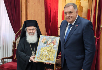Dodik: Jerusalimski patrijarh želi da posjeti Banjaluku