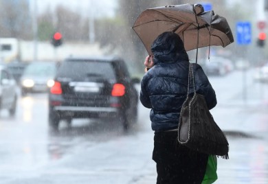 Sutra zahlađenje sa padavinama, na planinama snijeg