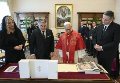 Članovi Predsjedništva BiH sastali se sa papom Lavom XIV u Vatikanu