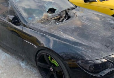 Zapaljen BMW, vlasnik nudi 10.000 KM za informacije o počiniocu (FOTO)