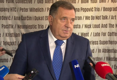 Dodik održava konferenciju za novinare u Beogradu