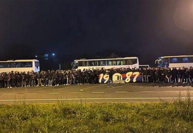 Oglasili se "Lešinari": Napadnuti smo kamenjem, topovskim udarima i bakljama