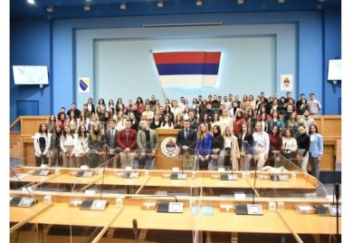 Veliki broj studenata Pravnog fakulteta posjetilo NSRS