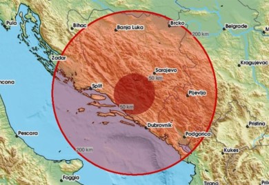 Zemljotres pogodio BiH