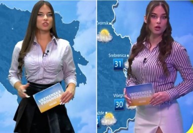 Svi gledaju voditeljku vremenske prognoze u BiH (VIDEO)