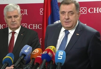 U četvrtak sastanak SNSD-a, HDZ-a i "osmorke"
