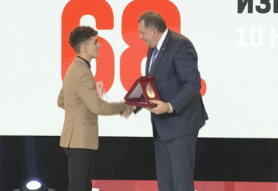 Pavle Dujaković najbolji sportista Republike Srpske