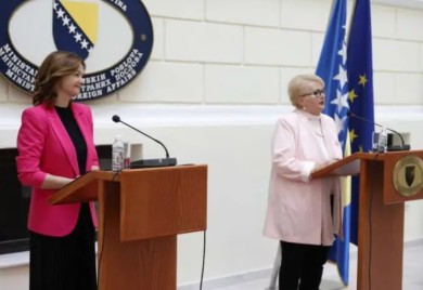 Turković s Fajon: Dobri odnosi Slovenije i BiH, mogućne proširenje trgovinske razmjene