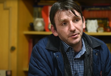 Slobodan Jović na književnoj tribini u Studentskom pozorištu