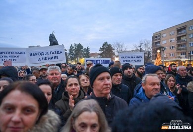 Protest u Bijeljini: "Ovo je borba za sve nas i za naše potomke"