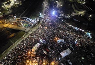 "Pumpanje" u Kragujevcu: Pročitano pismo studenata u blokadi - "Slovo bez primjene je jalovo"