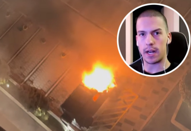 Zapaljen automobil Bake Praseta vrijedan pola miliona evra (VIDEO)