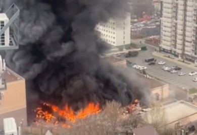 Gori zgrada ruske Federalne službe bezbjednosti (VIDEO)