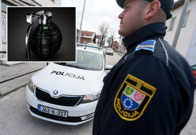 Bratu bacio bombu u dvorište