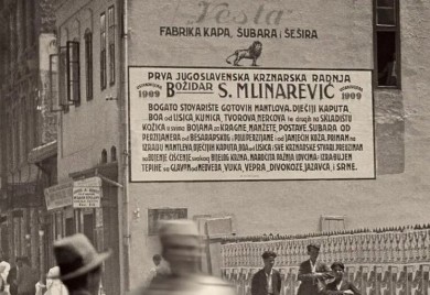 Sarajevo s početka 20. vijeka: Prva krznarska radnja u ulici Kralja Petra