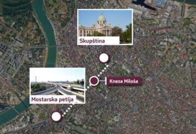 Ovo je plan kretanja građana na sedmom protestu u Beogradu