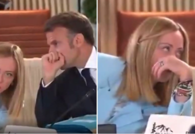 Svijet bruji o reakciji Đorđe Meloni nakon razgovora s Makronom: Snimak sa samita G7 obišao planetu VIDEO
