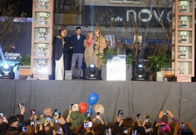 Đoković u Beogradu proslavio osvajanje jubilarne desete titule na AO (VIDEO)